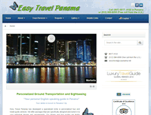 Tablet Screenshot of easytravelpanama.net